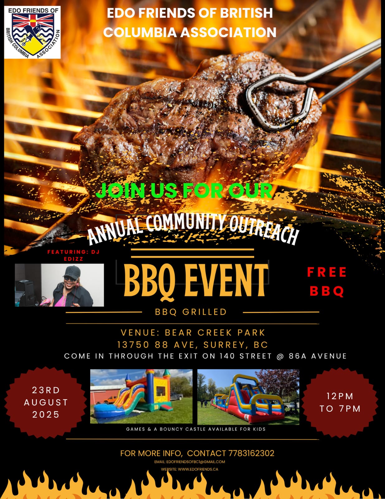 Annual community Outreach BBQ Event